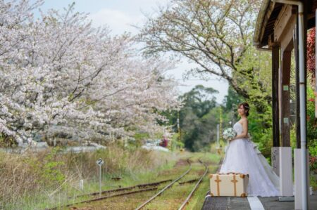 4月の都田駅　フォトギャラリー
