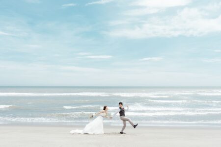 8月の浅羽海岸　ロケーションフォト