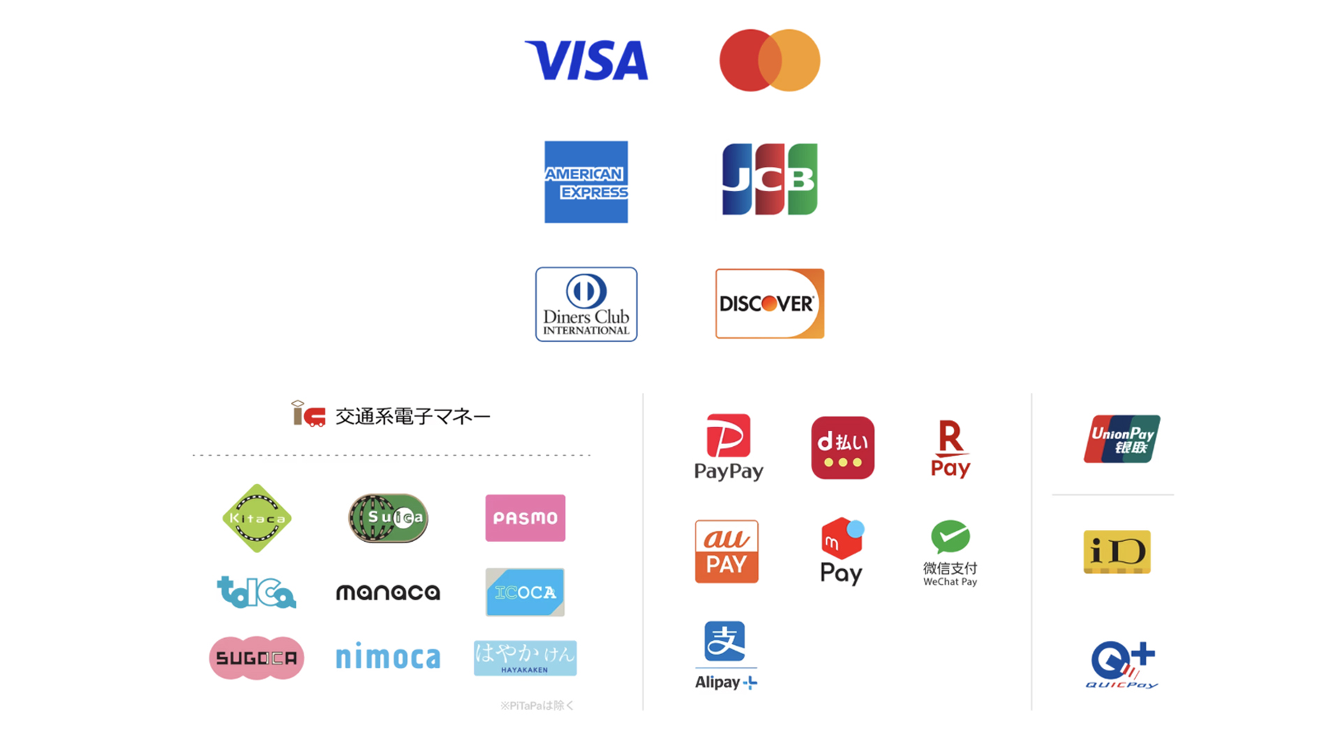 クレジットカード・QRコード・電子マネーに対応ほか | WAMM